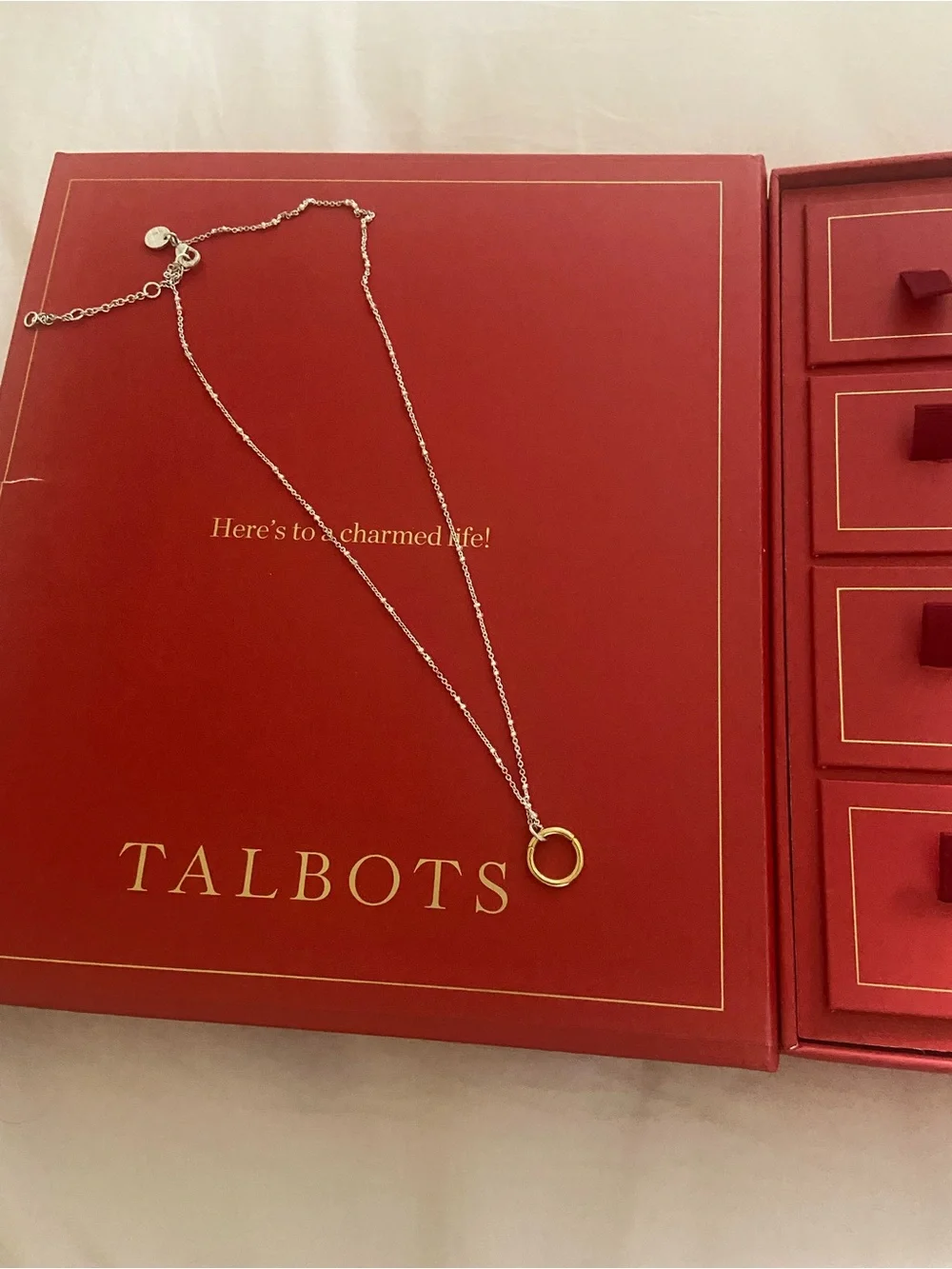 Talbots '12 Days of Sparkle' Necklace & Charms Gift Set